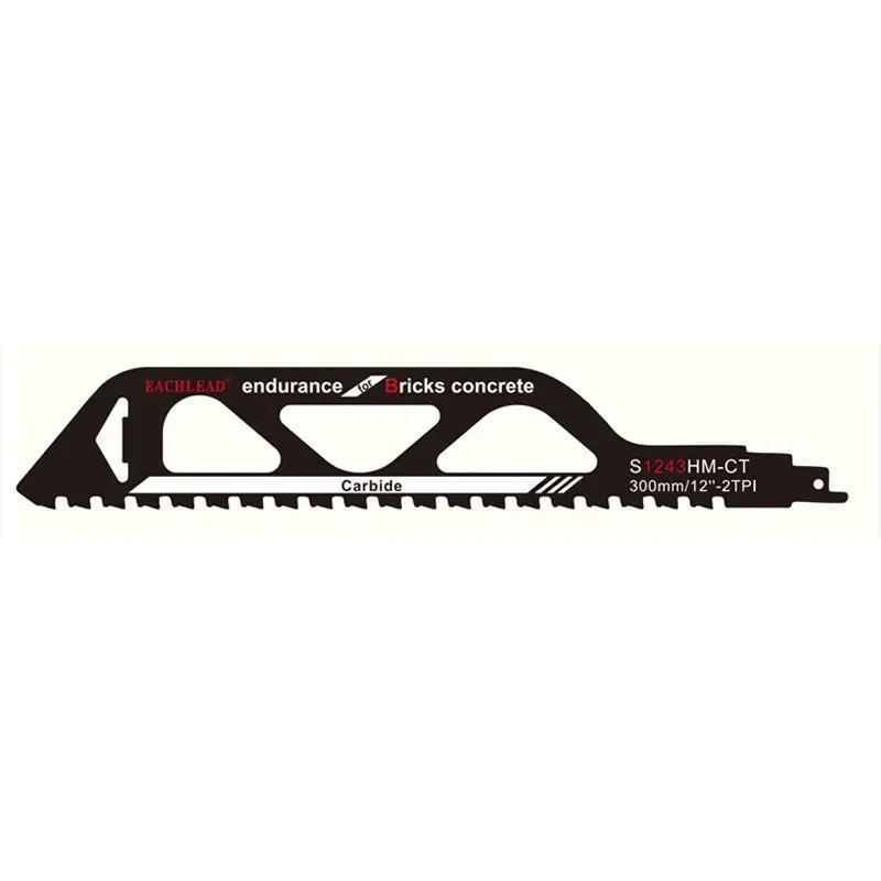Premium 12-Inch Sawzall Concrete Blade for Stone, Brick & Masonry