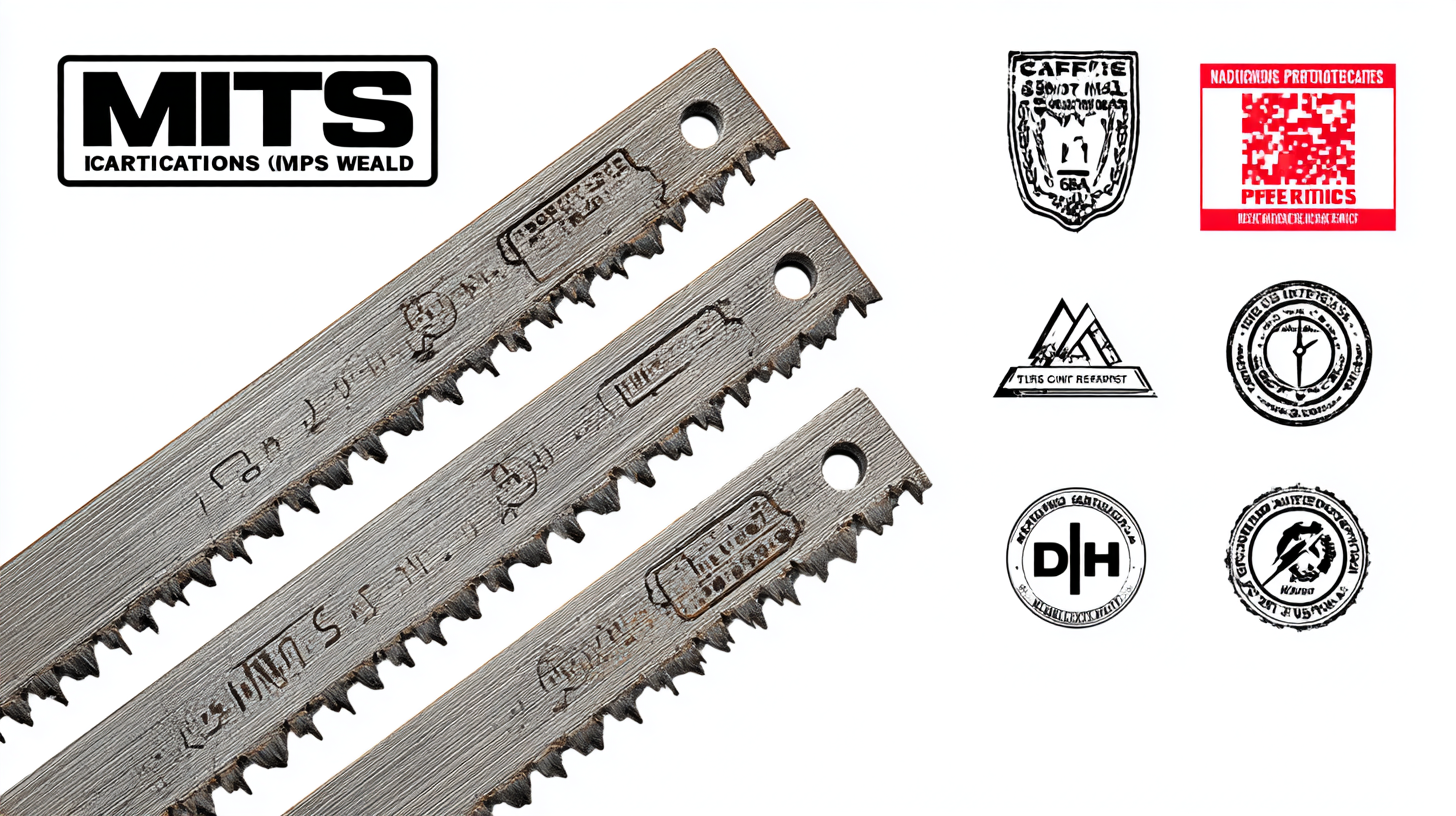 Navigating Import and Export Certifications for Best Jig Saw Blades Metal Procurement