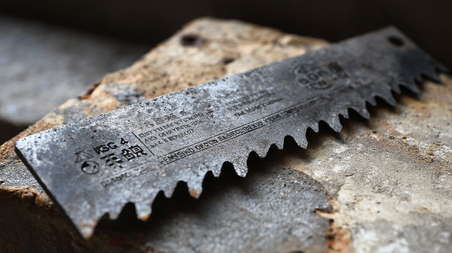 Navigating the 2025 Trends: How to Choose the Best Cast Iron Reciprocating Saw Blade for Your Needs